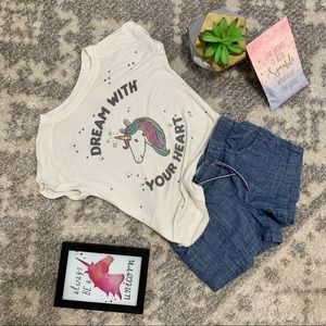 Girls Old Navy Chambray shorts